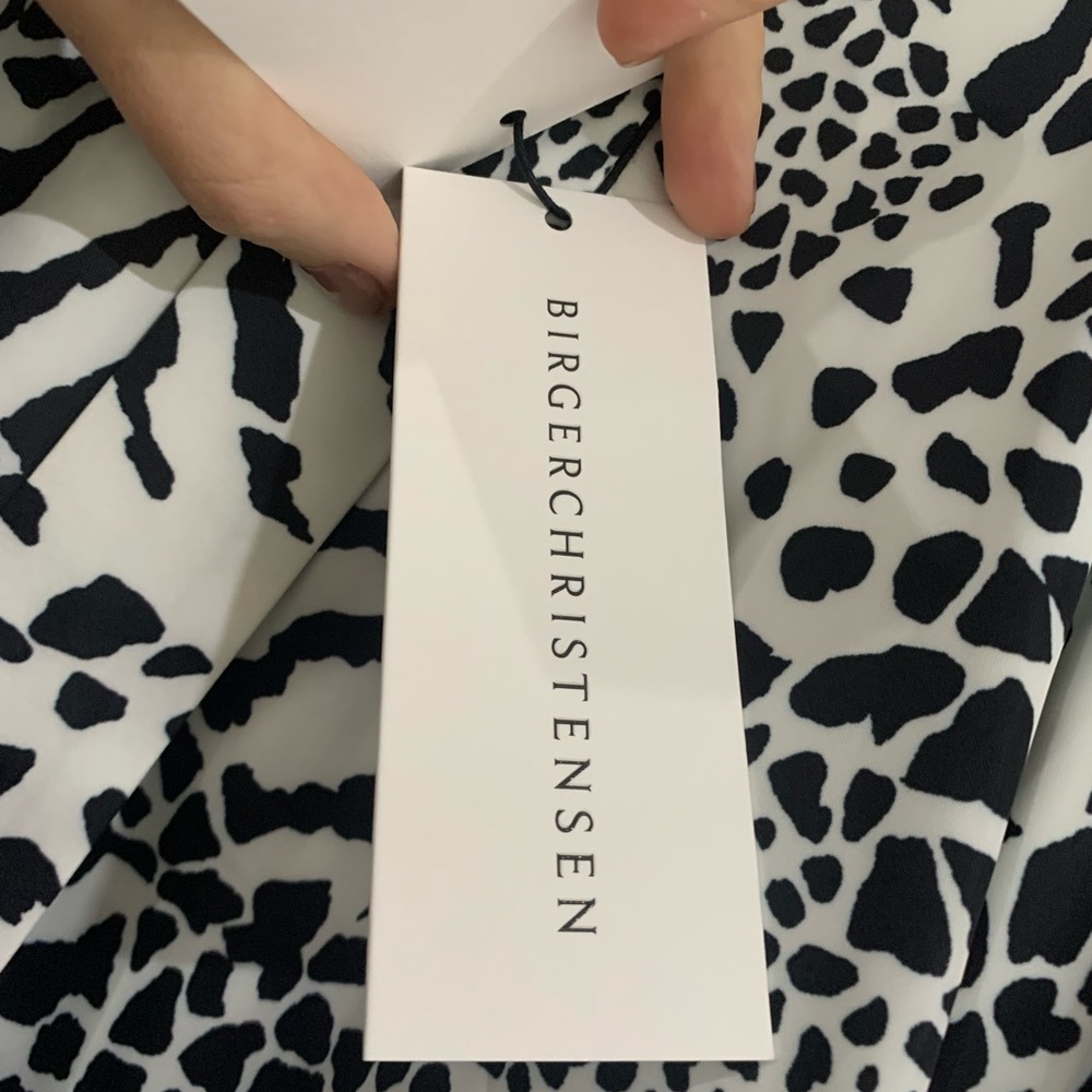 ROTATE by Birger Christensen Tara Taffeta zebra-print minidress - Picture 10 of 13